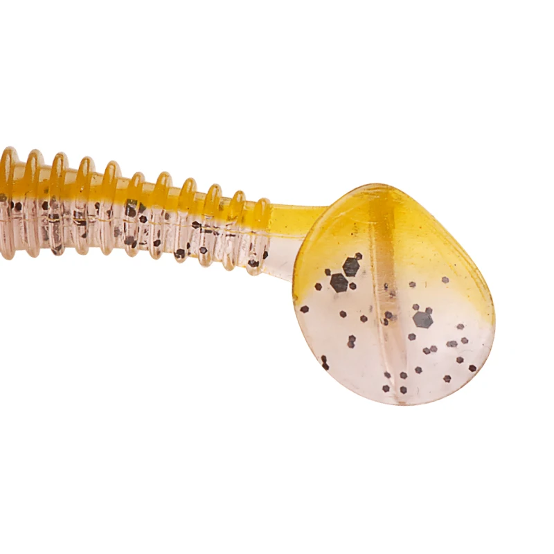 16 шт./лот рыболовные приманки 55 мм 1 4 г силиконовая приманка искусственная рыба