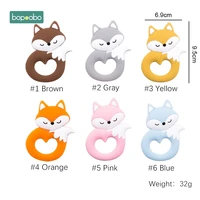 bopoobo 1pc baby teether bpa free silicone teething nursing pacifier clip silicone lion teether baby product silicone teether