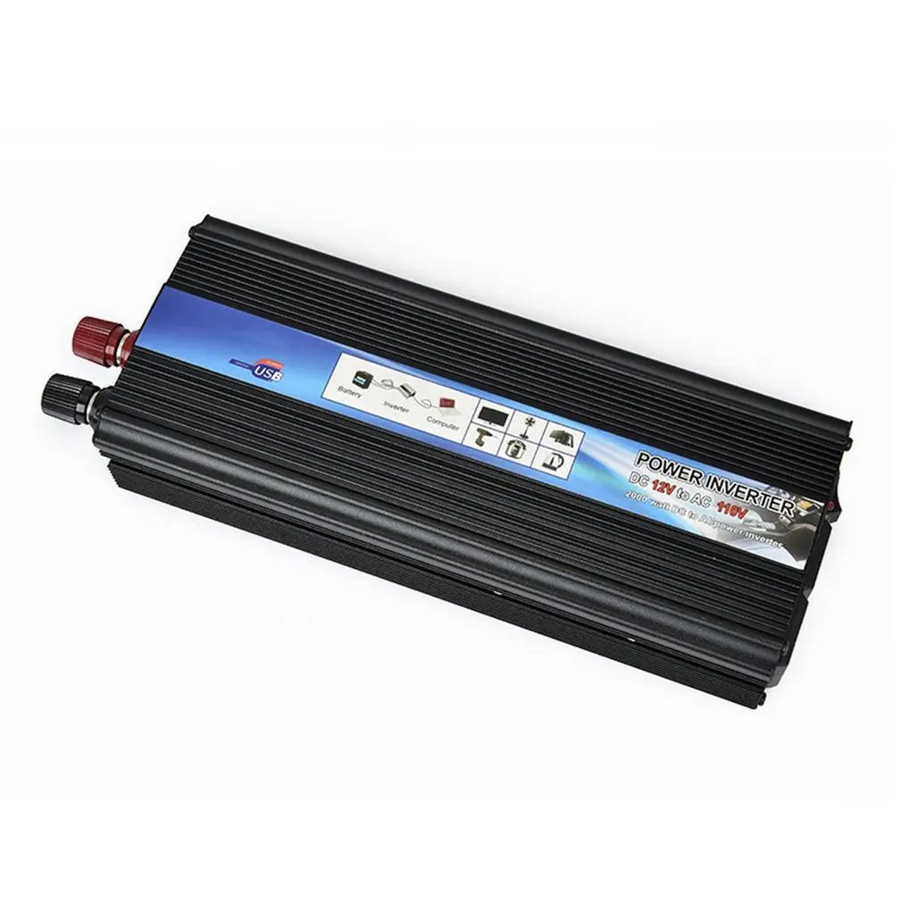 12V DC To AC 110V/220V Auto Inverter 2000W Car Power Modified Sine Wave | Автомобили и мотоциклы