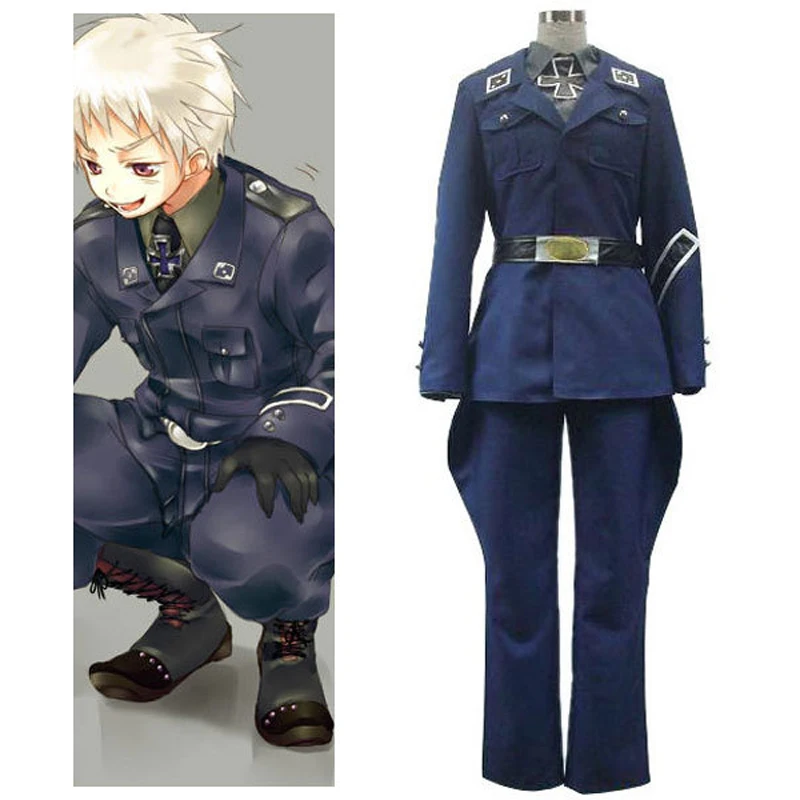 APH Axis Powers Hetalia/Россия обувь для косплея Гилберта Beilschmidt Косплей форма костюм Для