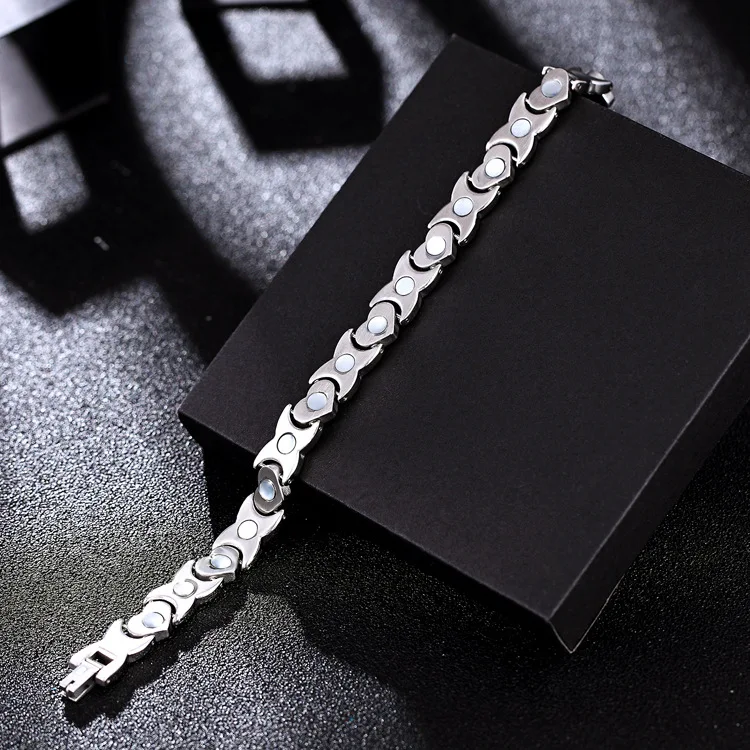 Браслет-цепочка из нержавеющей стали с сердечником | Украшения и аксессуары