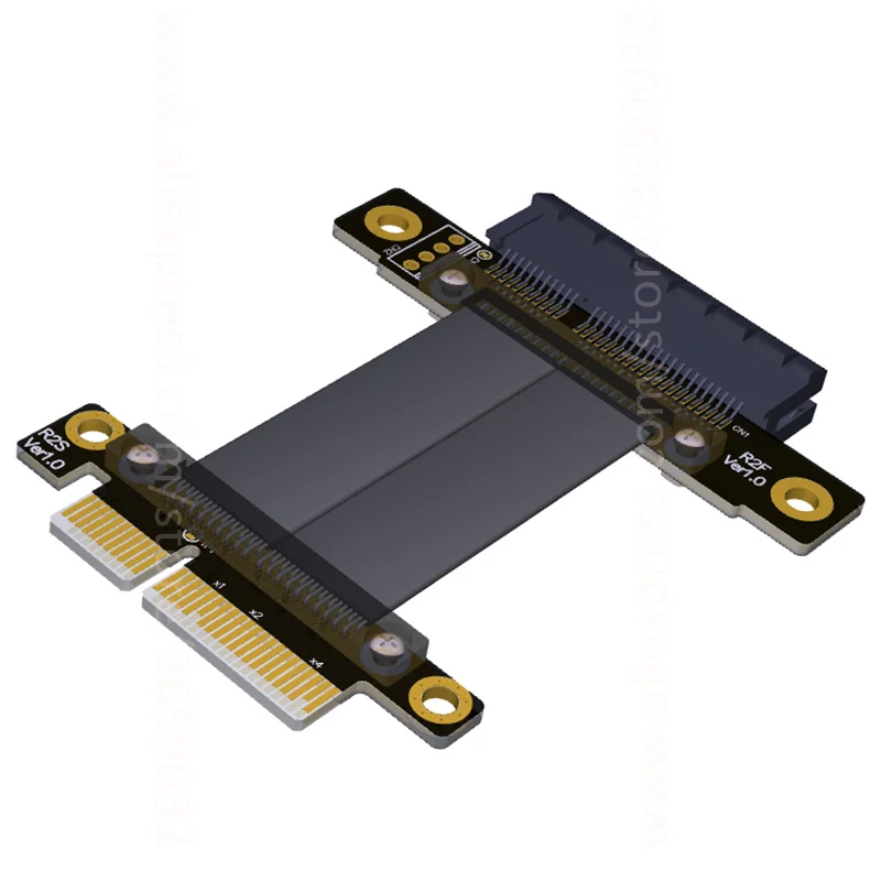 Удлинительный кабель PCIe 3 0x4 Male to x4 Female 32G/bps PCI E III материнская плата 4x Graphics SSD RAID