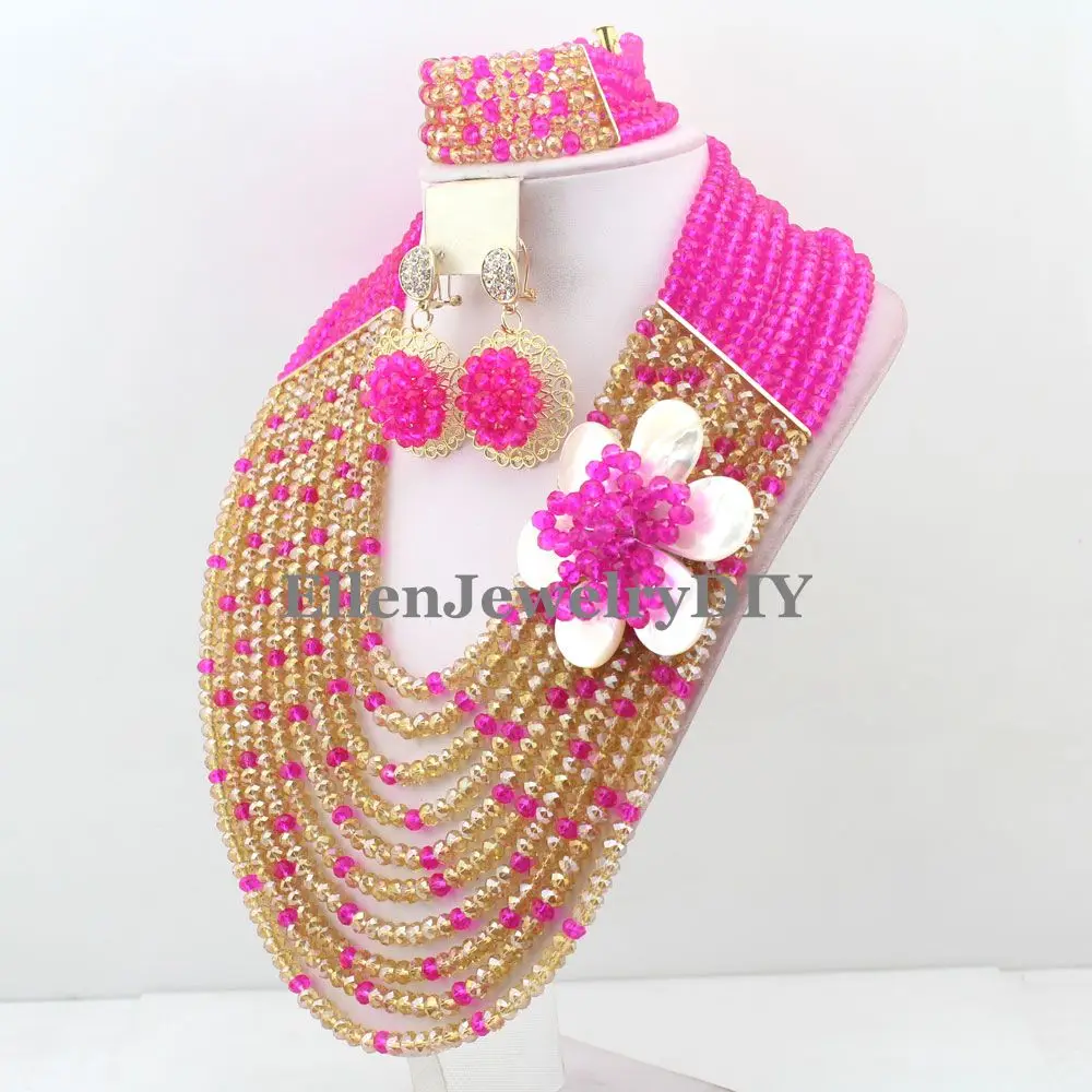 Эксклюзивный комплект ювелирных изделий из африканских бусин ручной работы