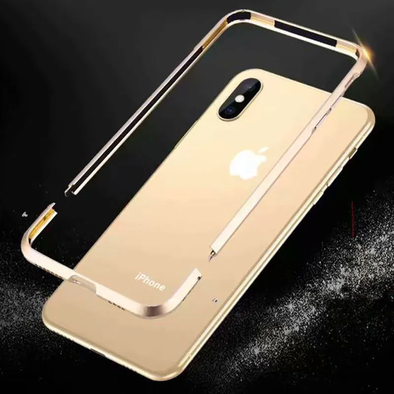 Высококачественный Роскошный Алюминиевый металлический бампер для iPhone XS Max X
