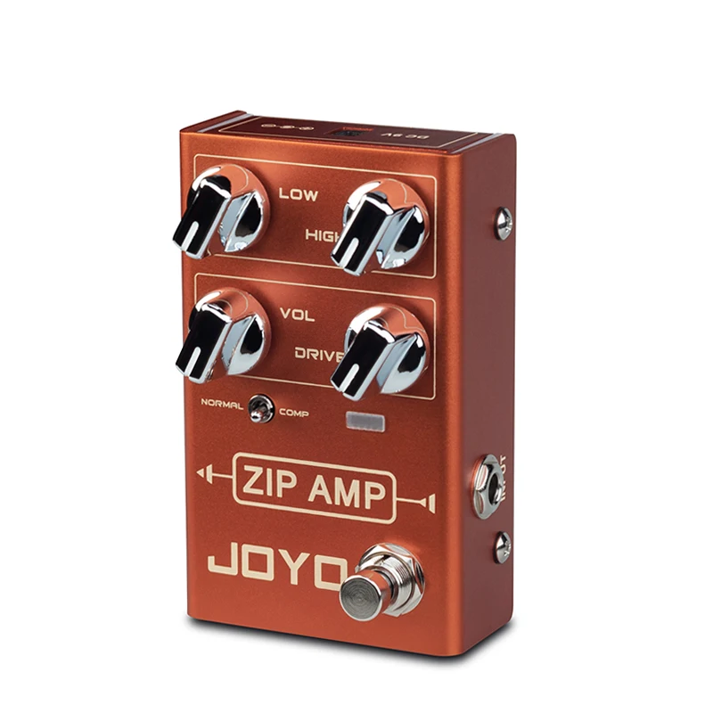 JOYO R 04 ZIP AMP Overdrive педаль эффектов для электрогитары мощный компрессионный