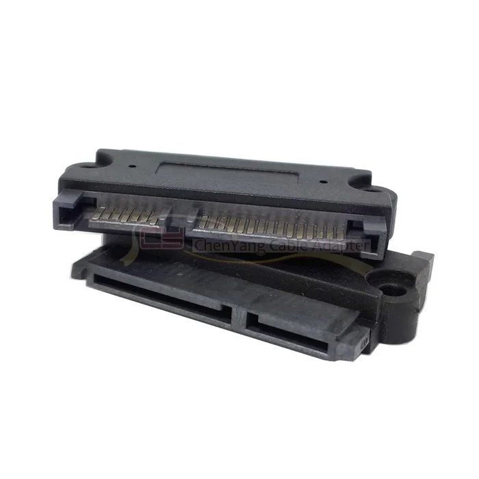 Переходник с разъемами 3 5 &quotи 2 5&quot SATA 22Pin 7 + 15 Male на 22P Female винтовыми