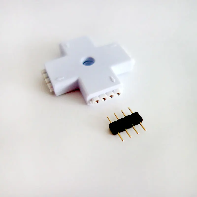 X Т &quotL&quot Форма 4 Pin гнездовой разъем для 3528 5050 RGB Светодиодные ленты|Соединители| |