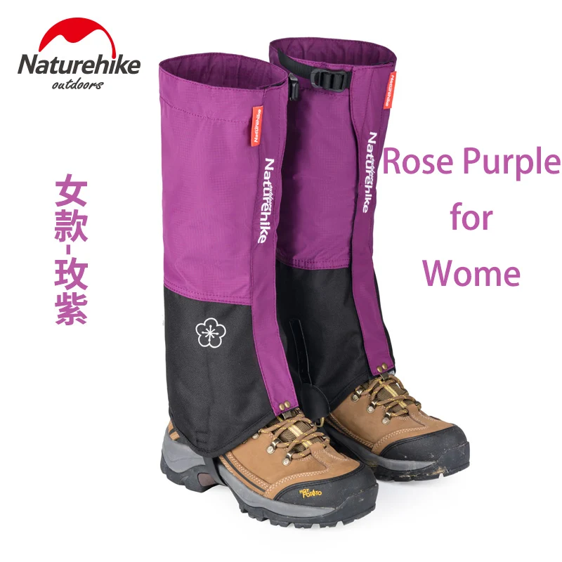 Rose Purple for Wome Naturehike походные гетры на открытом воздухе водонепроницаемые походные горные охотничьи походные пустынные мужские и женские зимние леггинсы Tozluk гетры - Цвет: Rose Purple for Wome