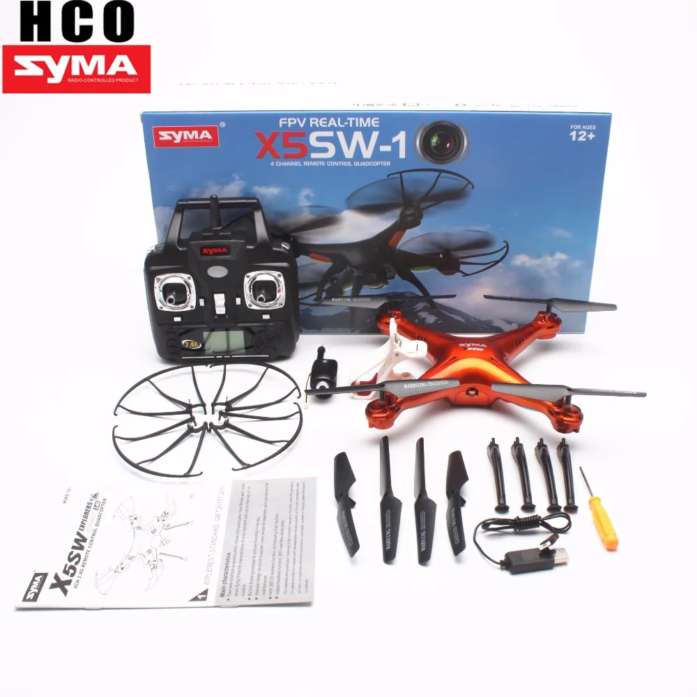 SYMA X5SW/X5SW-1 Дрон Квадрокоптер с дистанционным управлением Wi-Fi видом от первого лица