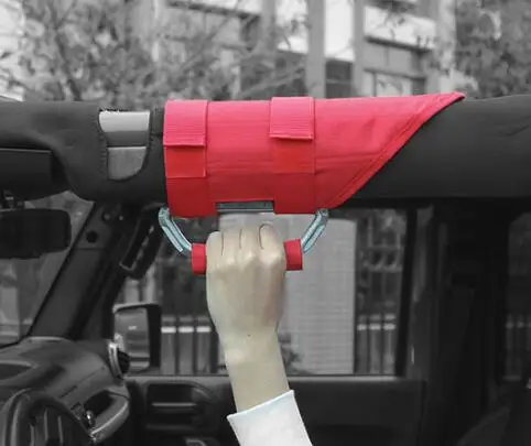 Рулонная ручка для двери 2/4 подлокотник из ткани Оксфорд с алюминиевым сплавом Jeep