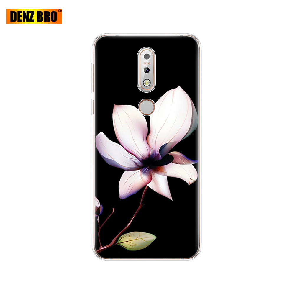 Для Nokia 7 1 чехол 5 84 дюймов 2018 силиконовый мягкий ТПУ задняя крышка мобильный