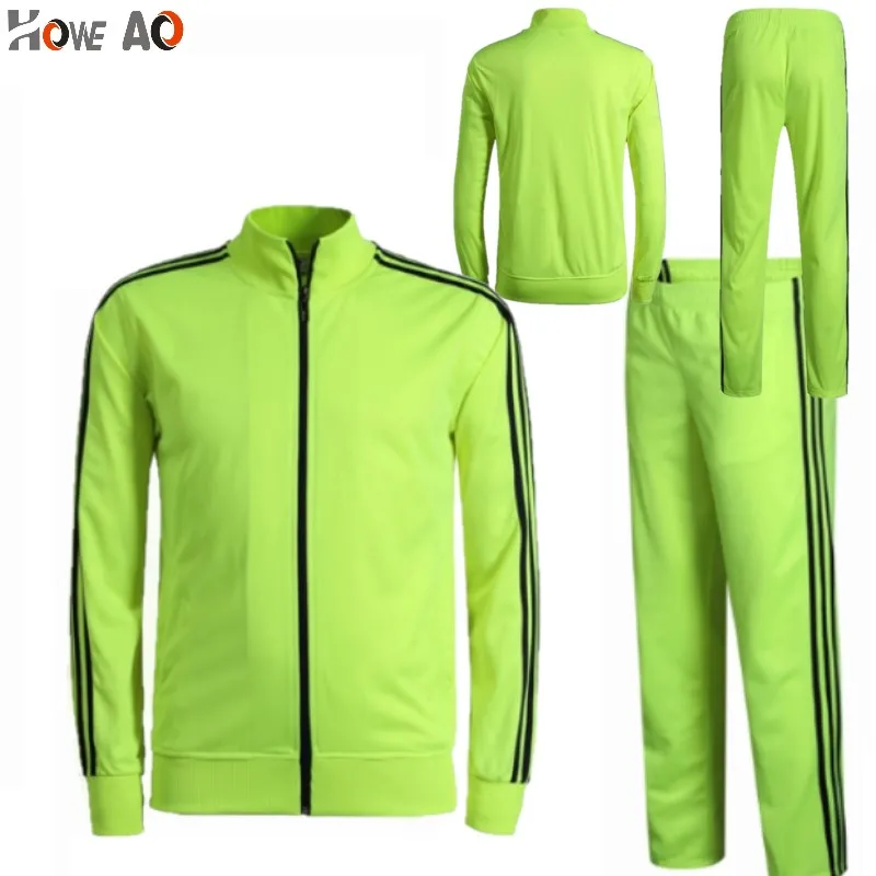 

HOWE AO Men's Sportswear Running Set Sports Set jogging Suits Clothes Tracksuit Zipper Coat And Pants Gym Traning Fitness Set