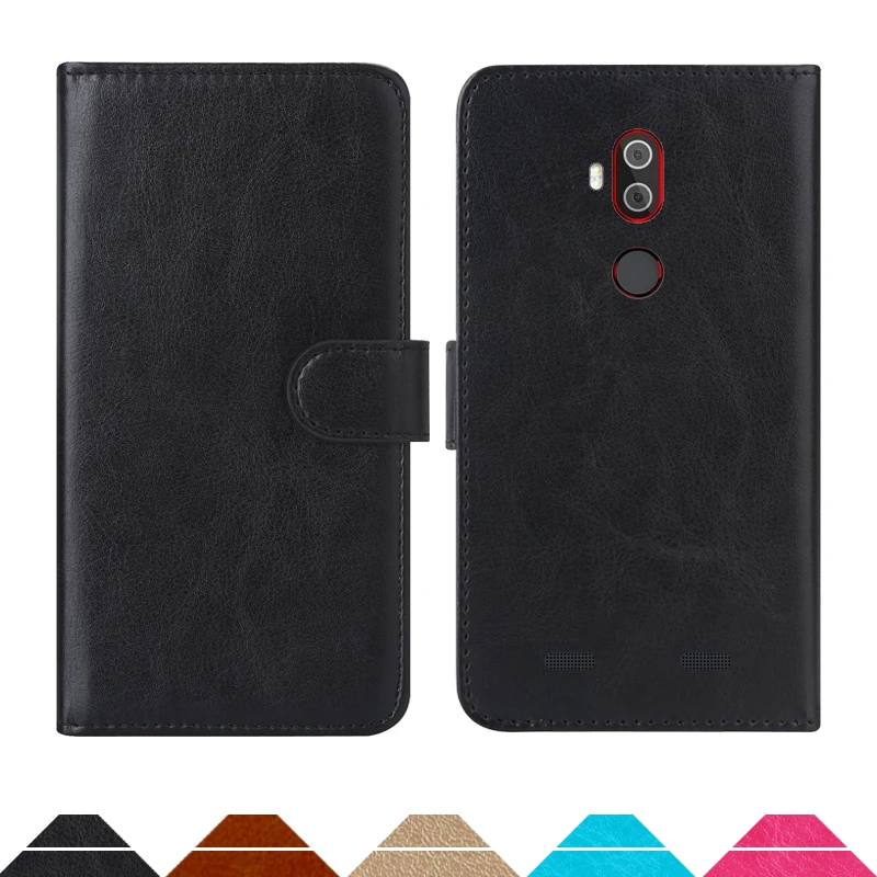 

Luxury Wallet Case For AGM X3 Turbo PU Leather Retro Flip Cover Magnetic Fashion Cases Strap