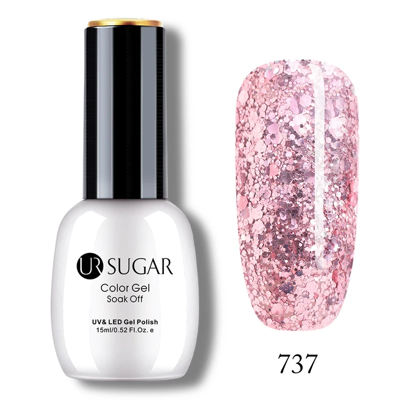 UR SUGAR 15ml Nail Color Gel Polish Red Semi Permanent Soak Off UV Varnish Long Lasting Art varnish | Красота и здоровье