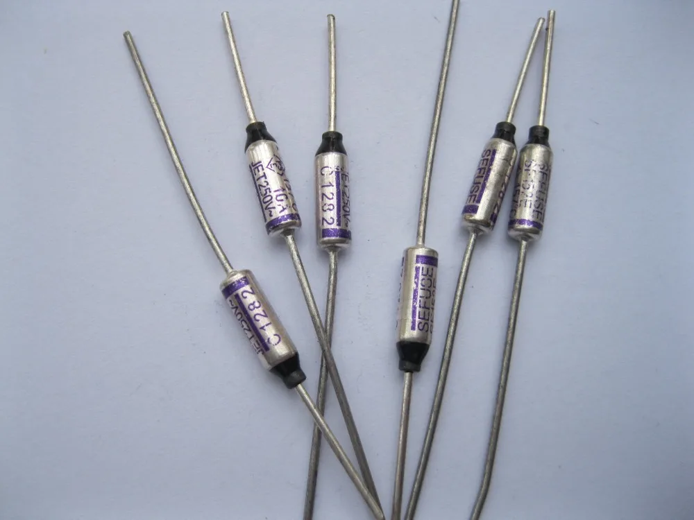 Термопредохранитель 157C 10 А 250 В 200 шт. в партии|microtemp thermal fuse|thermal fuse10a 250v |