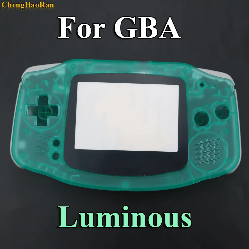 

ChengHaoRan 1set - 20sets Luminous Green Luminous Blue Shell Housing for Gameboy Advance for GBA Night Lighhted Shell Cover Case