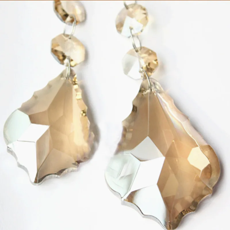 Оптовая цена Бесплатная доставка 102 шт./лот 63 мм цветные хрустальные призмы для