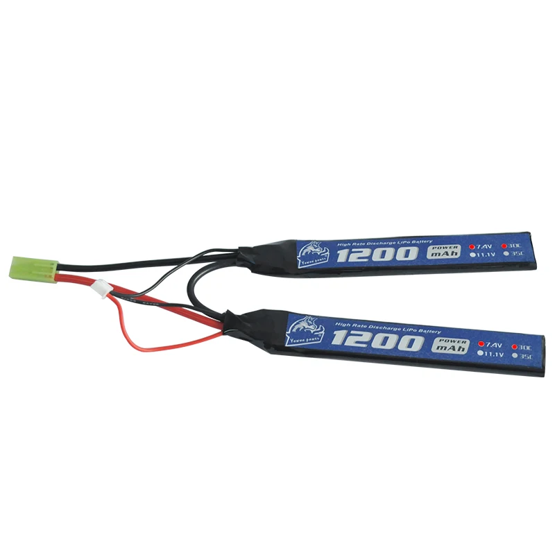 Высокая скорость разрядки Lipo 2S 3S батарея страйкбольного пистолета модель 7 4 В 11 1