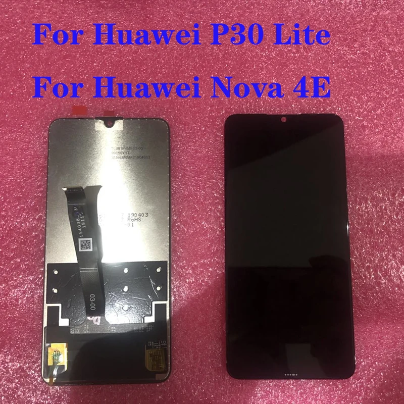 Оригинальный дисплей 6 15 дюйма для Huawei P30 Lite дигитайзер сенсорного экрана в сборе