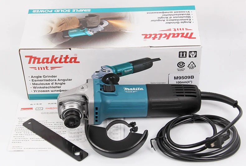 Японии MAKITA электроинструментов MAKITA 100 мм резки металла шлифовальный станок 850 Вт Высокая мощность Кофемолки