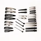 Смешанные металлические заколки для волос 20 шт., шпильки для волос BB, заколки-пряжки, зажимы для волос крокодил, заколки для волос крокодил для женщин, аксессуары для волос, фурнитура