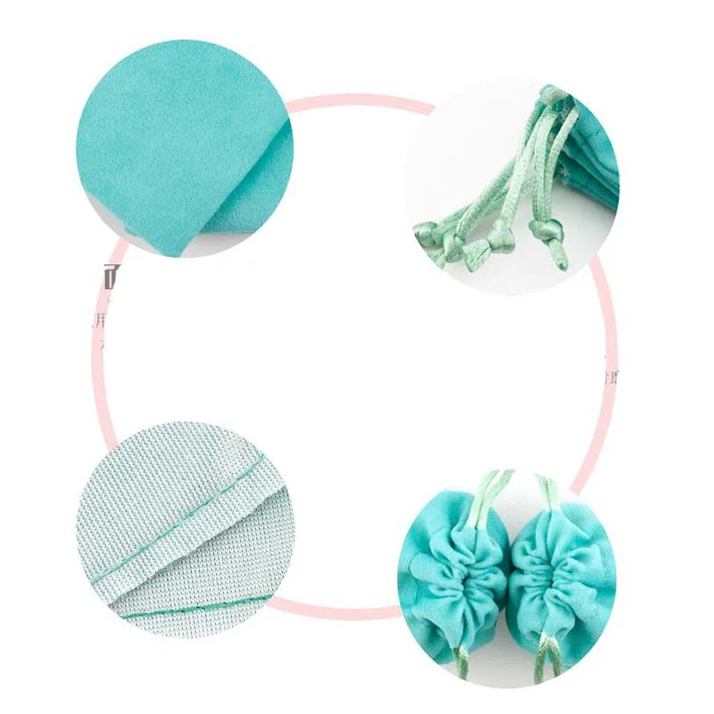 5 шт./лот классические синие бархатные пакеты для ювелирных изделий 5x7 7x9 12x10 см