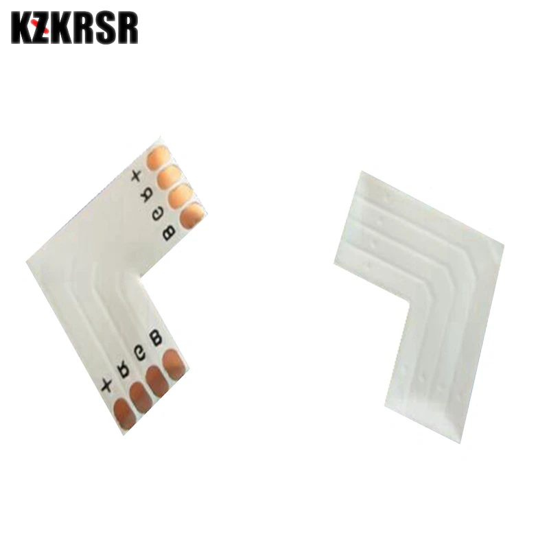 5pcs L T X Shape 8mm 10mm 12mm 2pin 4pin 5pin Single Color RGB RGBW LED Strip Corner Connector PCB Board Splitter Adaptor | Обустройство