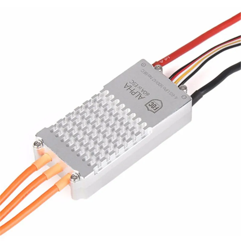 T MOTOR ALPHA 60A LV 500Hz 6S FOC IP55 водонепроницаемый и пыленепроницаемый бесщеточный ESC