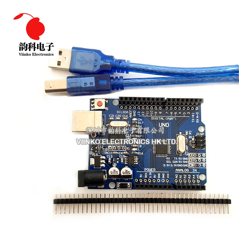 1 шт. UNO R3 MEGA328P CH340G для Arduino + USB кабель|uno r3|uno r3 mega328puno uno |