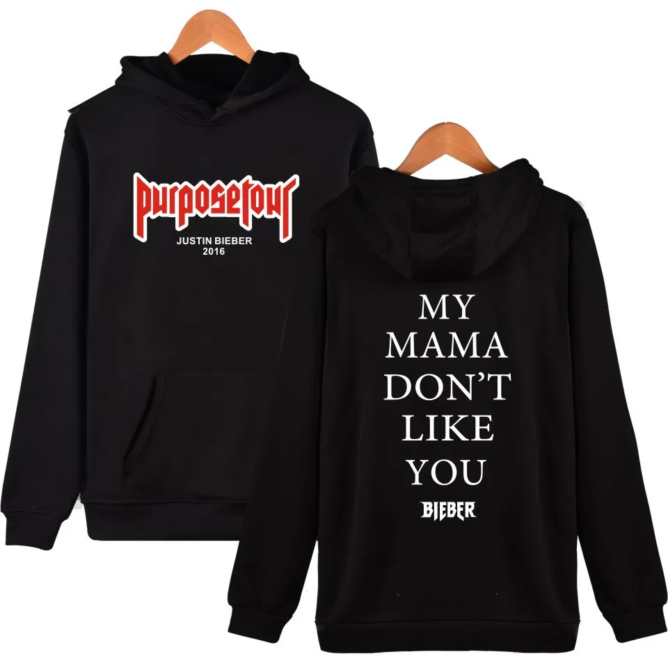 Джастин Бибер Purpose Tour 2017 поп новый стиль толстовки для мужчин/женщин хлопок мода