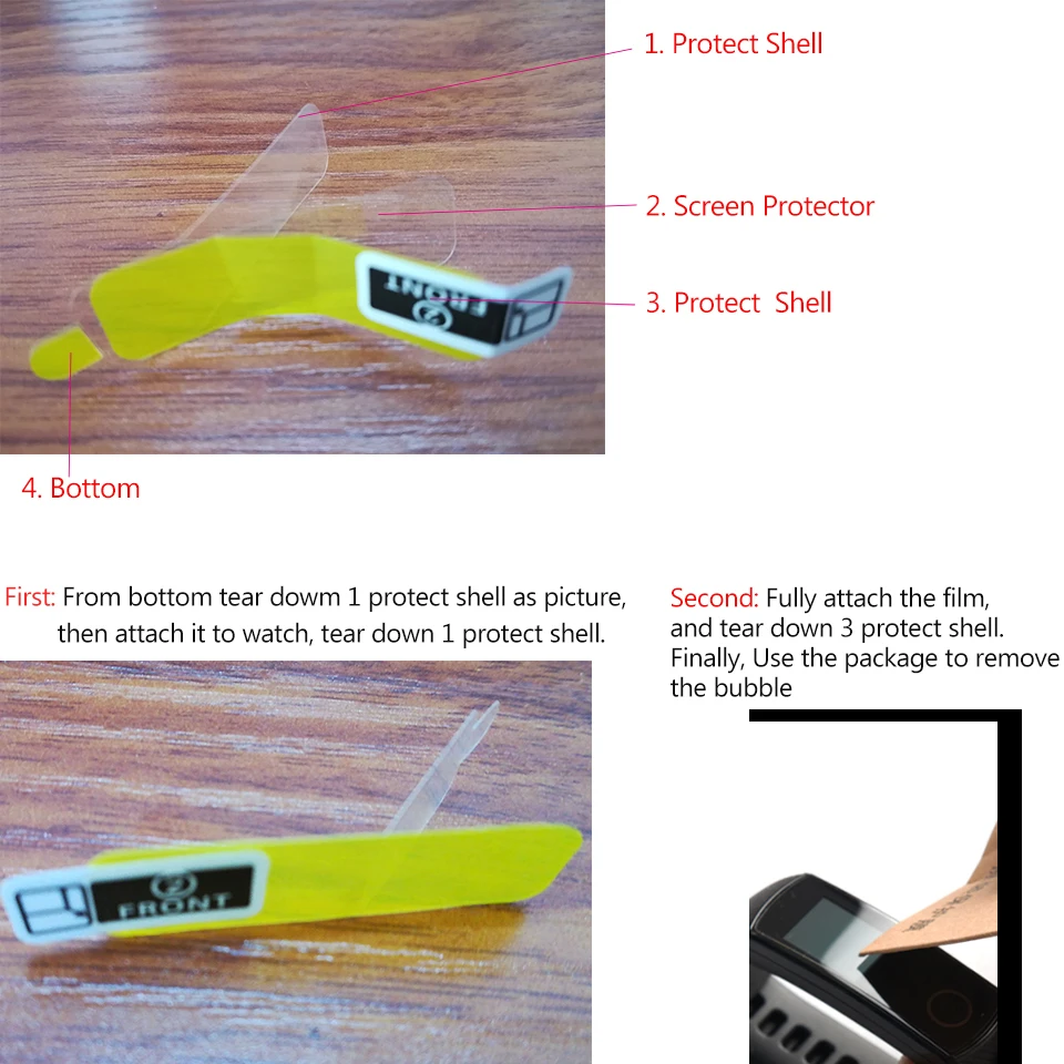 Screen Protector Huawei Honor Band 4 &amp Running Version Slim Soft Protective Films for | Электроника