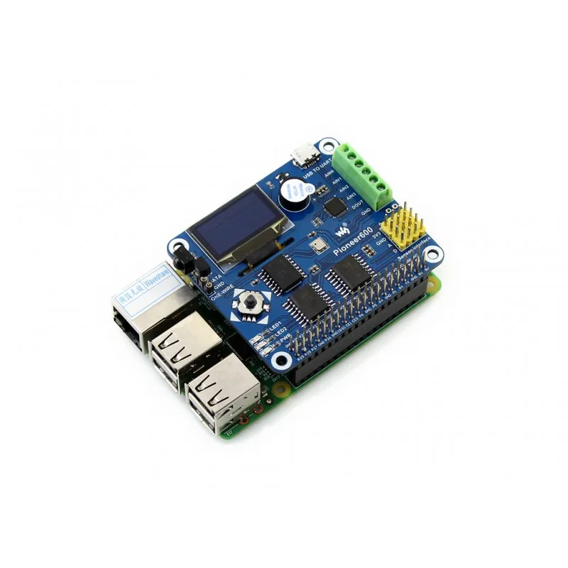 Raspberry Pi 3 Model B + Development Kit плата расширения Pioneer600 карта Micro SD 16 ГБ