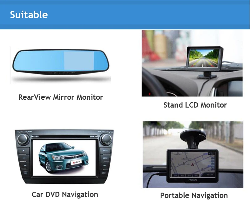 Универсальная автомобильная камера заднего вида SilverStrong ПЗС тип сверла для