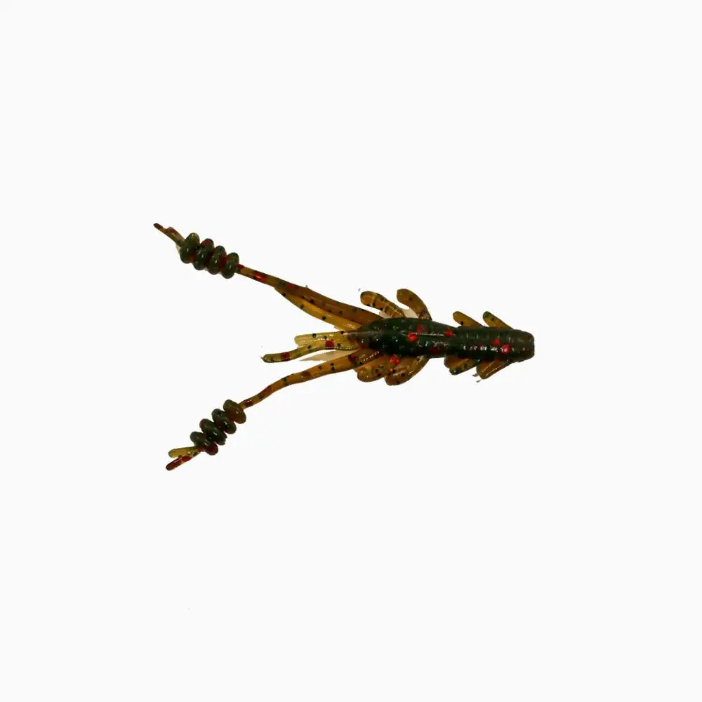 01 BassLegend-мягкие пластиковые рыболовные мини креветки Craw Creature Bass форель, щука 50 мм/0,5 г 15 шт - Цвет: 01