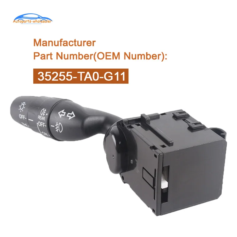 

Car 35255-TA0-G11 35255TA0G11 For Honda Civic Accord City CRV Lighting & Turn Signal Switch