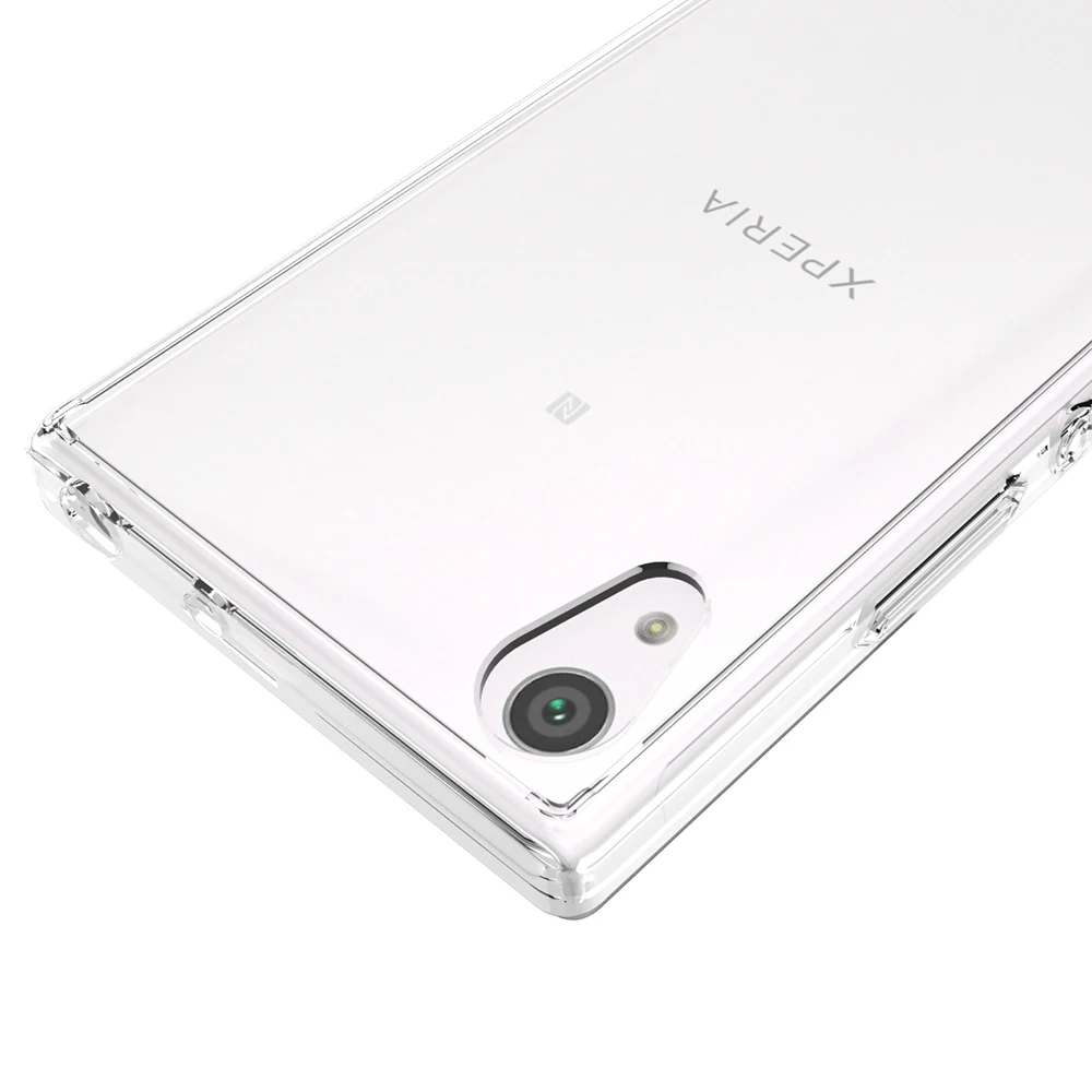 Прозрачный чехол для телефона Sony XA1 Xperia силиконовые гибридные Пластиковые чехлы