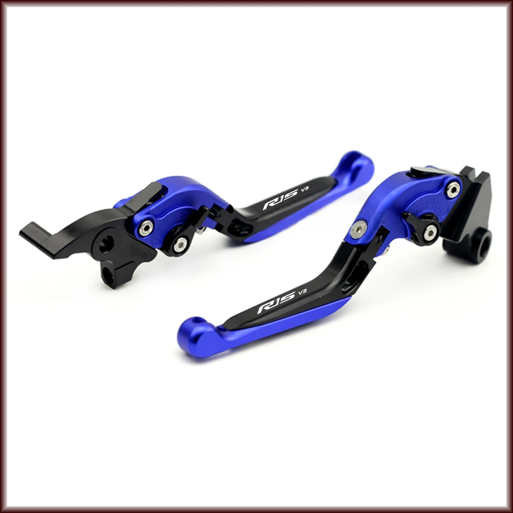 Выдвижные регулируемые рычаги тормоза и сцепления с логотипом для мотоциклов