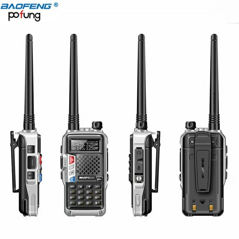 Портативная рация BAOFENG BF UVB3 PLUS 8 Вт UHF/VHF Двухдиапазонная 10 км с большим радиусом