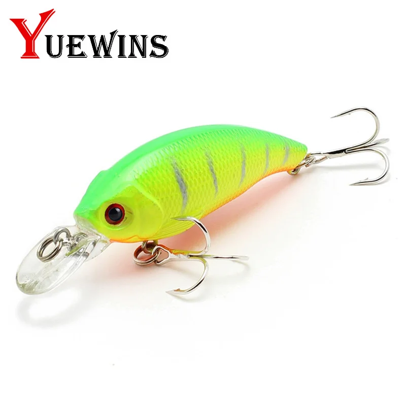 Yuewins Crankbait рыболовные приманки 75 мм 8 5 г Pesca рыба приманка японская жесткая Isca