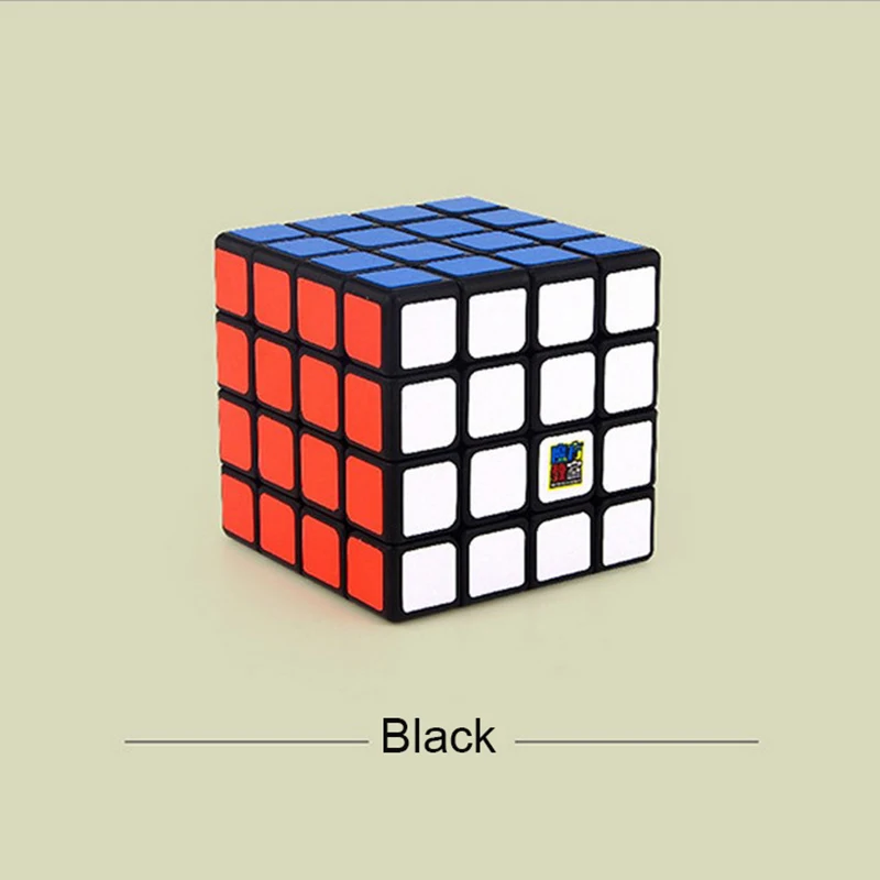 Черный Cube Moyu Yuhu MeiLong MF8826 4x4 магический куб высокое качество Скорость Игрушки Magic Cube для Для детей cubo magico-красочный - Цвет: Черный
