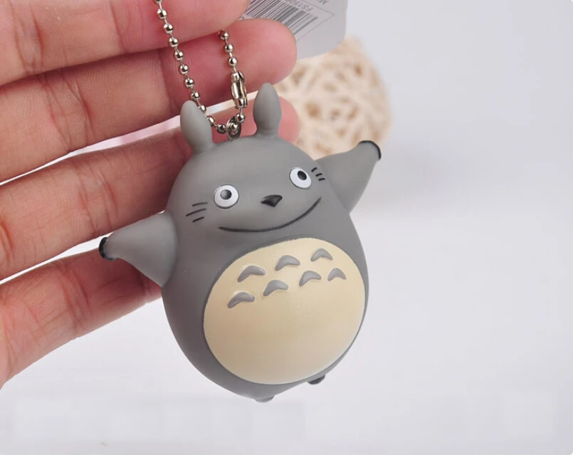 1X пластиковая кукла Kawaii Мой сосед Тоторо 5 см ок. Ключ для кукла-Подвеска Игрушка