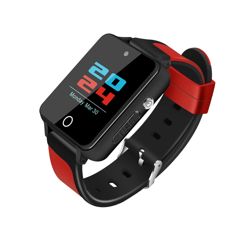 Красный S9 3g сеть gps Смарт часы браслет для мужчин и женщин 1 ГБ 16 ГБ Android SmartWatch, поддерживает Wi-Fi sim-карты Google Store Facebook - Цвет: Красный