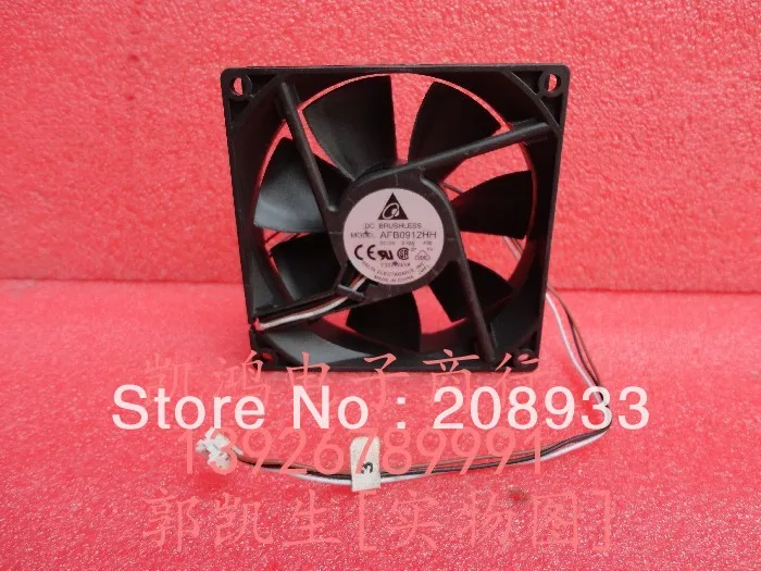 Для оригинального Delta AFB0912HH 12V 0.40A 9 см 9025 Трехпроводное шасси + вентилятор