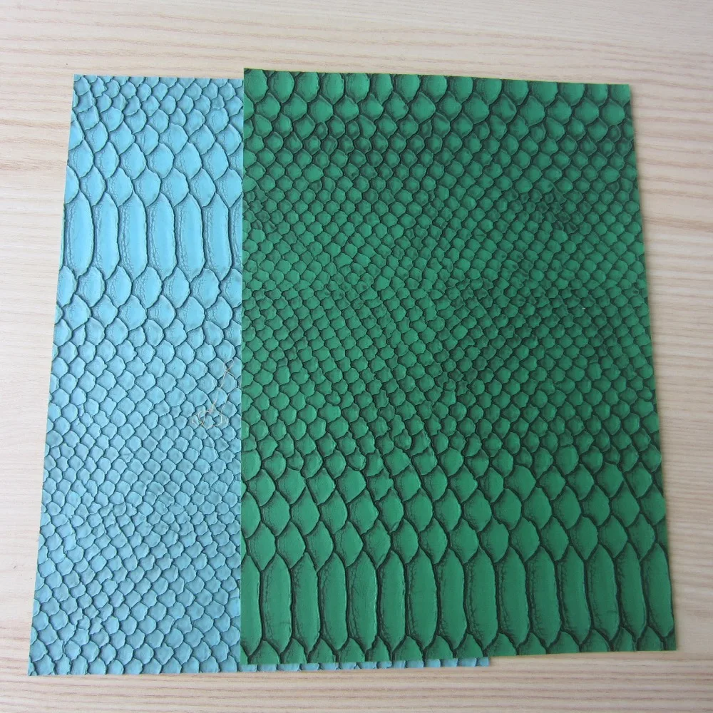 Лист A5 " x 5,5"(21 см x 15 см) Синтетическая кожа под змеиную кожу искусственная кожа для рукоделия, шитья и банта DIY 1 шт. F0217