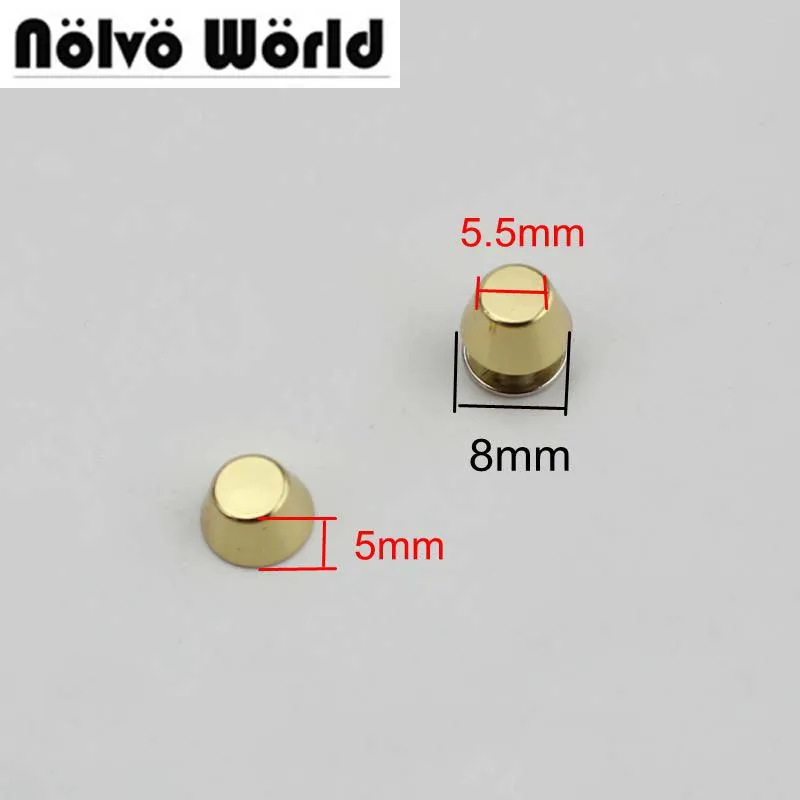 Заклепки для сумок и браслетов 8 Х5 5 мм 50 шт.|solid copper rivets|for bagcopper rivets |