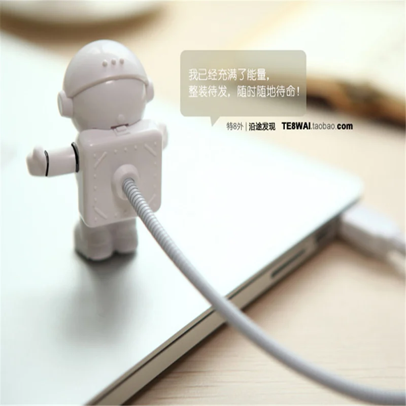 Творческий энергосберегающие Практические супер-mini usb астронавты свет в ночь