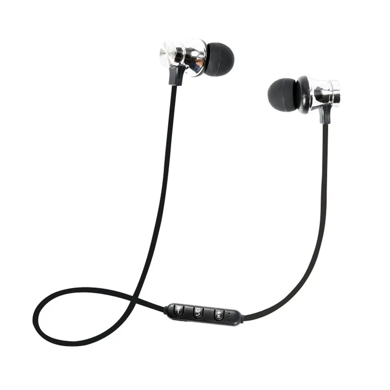 HANGRUI спортивные Bluetooth наушники спортивные беспроводные наушники гарнитура для телефона Fone de ouvido для iPhone samsung Xiaomi Ecouteur - Цвет: silver