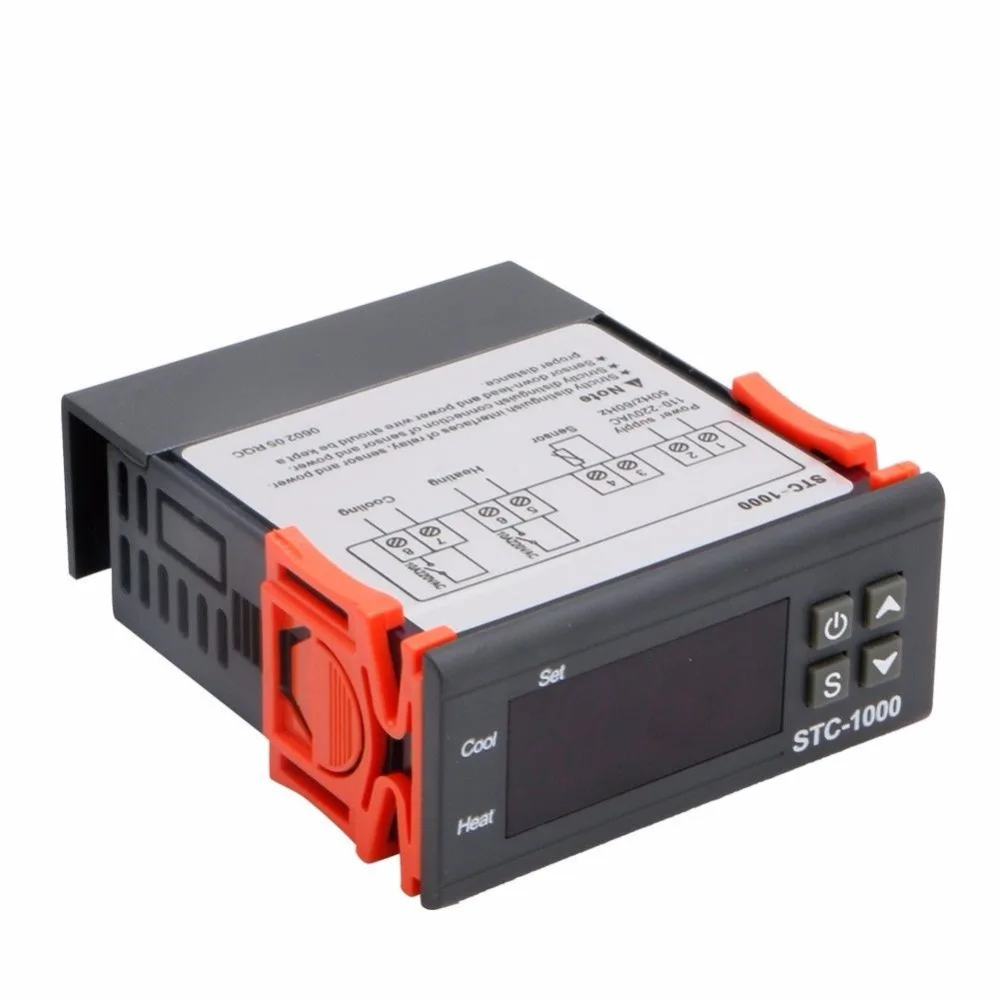 Цифровой регулятор температуры STC1000 110 В 220 В|Оборудование для контроля