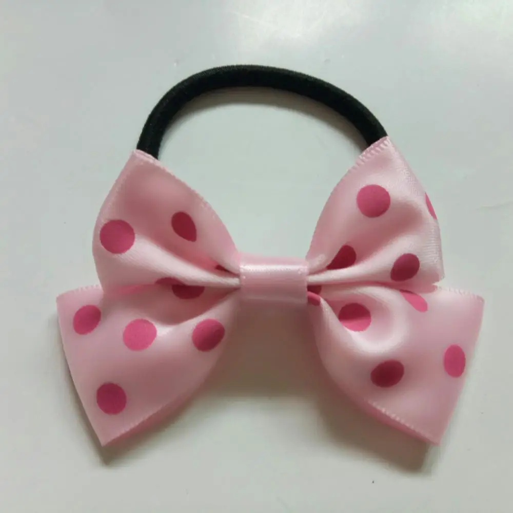 4 шт. Детские резинки для волос с бантом|hair rope|hair tieskids hair tie |