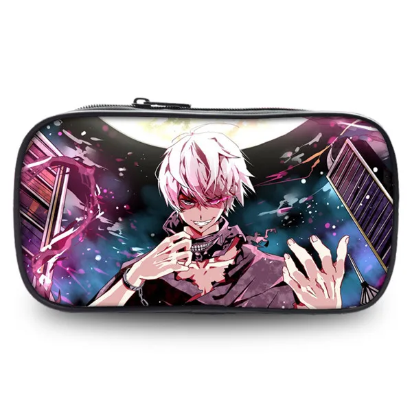 Kaneki Ken Аниме Бумажник 8 дюймов Пенал Школьный Канцтовары сумка для хранения подарки для мальчиков и девочек - Цвет: Style 19